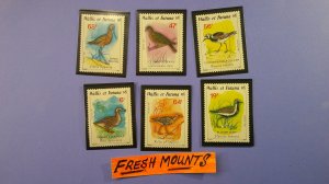 Wallis & Futuna 1987 Birds Scott# 363-368 Complete Mint VF-XF Never Hinged