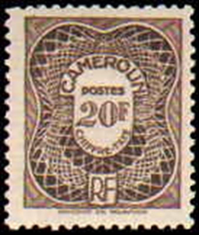 Cameroun #J24-J33, Complete Set(10), Hinged