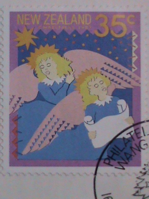 NEW ZEALAND -1987 SC# 880-2  CHRISTMAS CARLOS MINT FDC  WE SHIP TO WORLD WIDE