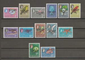 TRISTAN DA CUNHA 1963 SG 55/67 MNH Cat £23