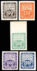 Czechoslovakia Stamps MNH VF Color Proofs