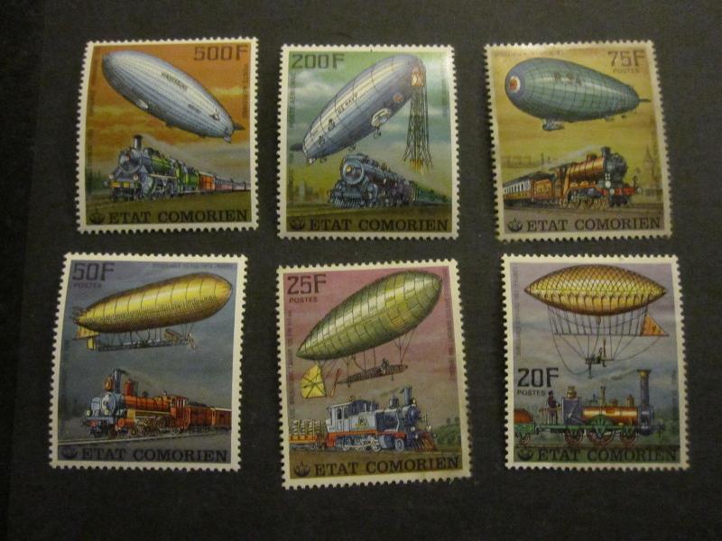 Comoros Islands #247-52 DG  Mint Hinged- I Combine Shipping! 3