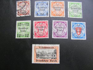 GERMANY 1939 USED DANZIG LOT  (113)
