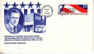 US  - Ipsa - Post Office Opening FDC