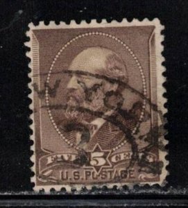 USA Scott # 205 Used  - James A Garfield