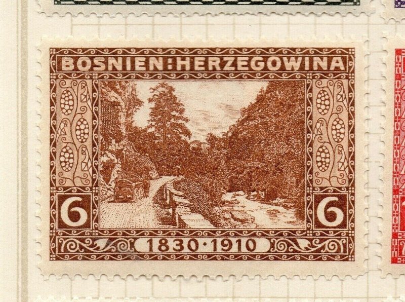 Bosnia Herzegovina 1910 Early Issue Fine Mint Hinged 6h. NW-183416