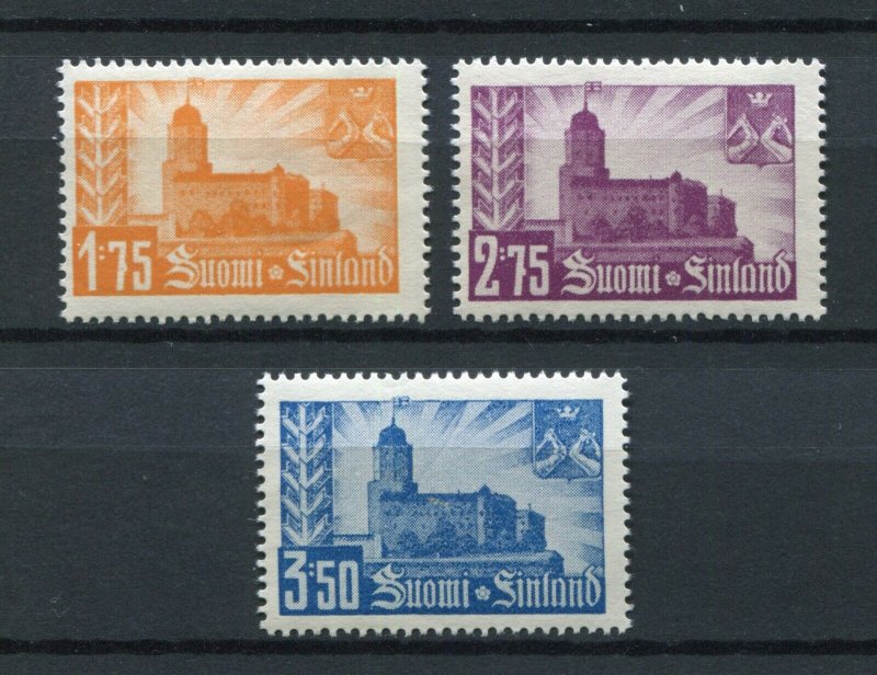 FINLAND WW2 OCCUPATION OF RUSSIA KARELIA VIIPURI VIBORG CASTLE SET PERFECT MNH