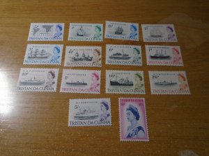 Tristan da Cunha  #  71-84  MNH