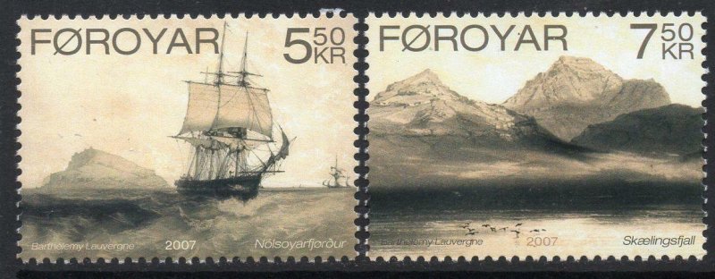 Faroe Islands 2007 #481-2 MNH. Lithographs