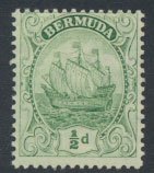 Bermuda  SG 45 SC# 41 MH  Green  see details and scans