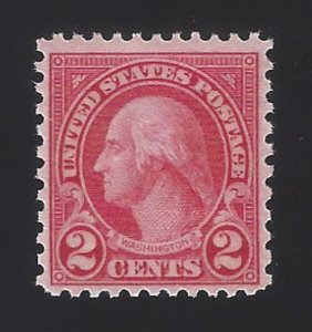 US #540 1919 Carmine Rose Type III Unwmk Perf 11x10 MNH VF Scv $27.50