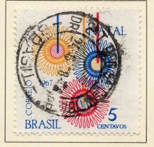 Brazil 1967 Early Issue Fine Used 5c. Postmark NW-98674