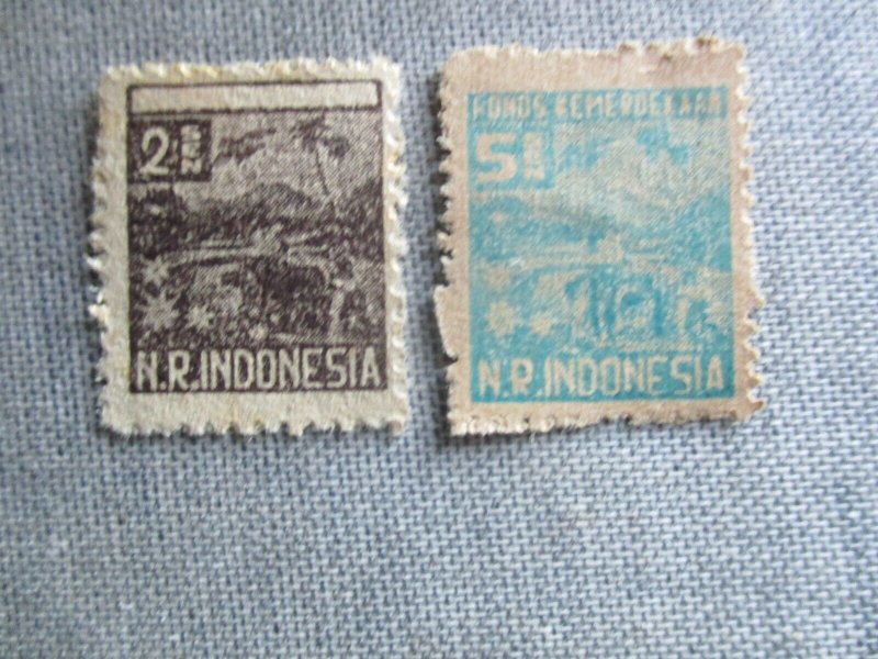 Indonesia, Scott# 2L24, 2L27, MH