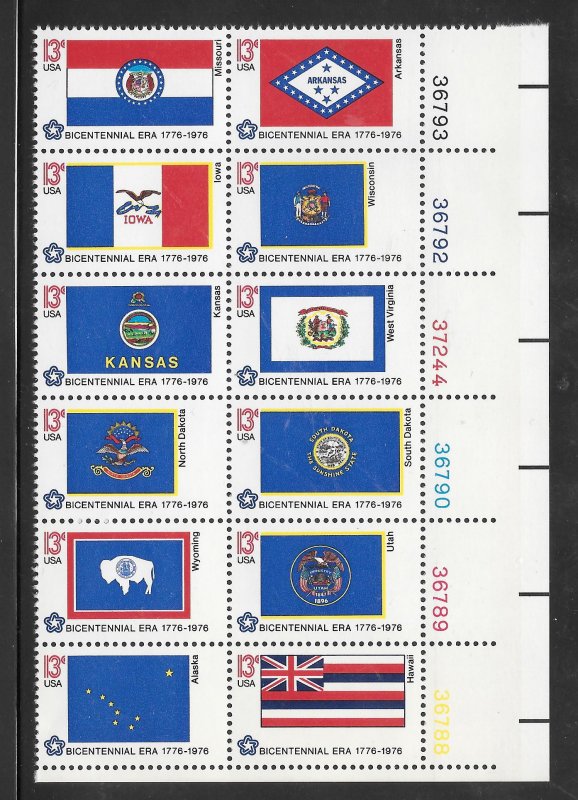 #1633-82 MNH Plate Block of 12