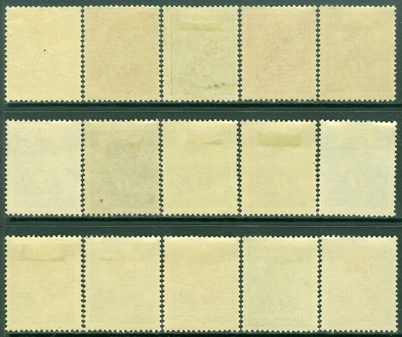 EDW1949SELL : SERBIA 1941 Scott #2N1-15 Complete set. VF, MOG LH. Catalog $71.00