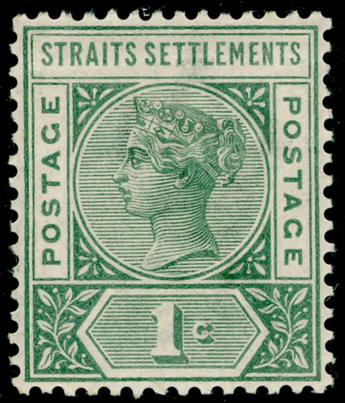 MALAYSIA - Straits Settlements SG95, 1c green, LH MINT.