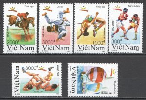 Wb312 1991 Vietnam Sport Olympic Games 1Set Mnh