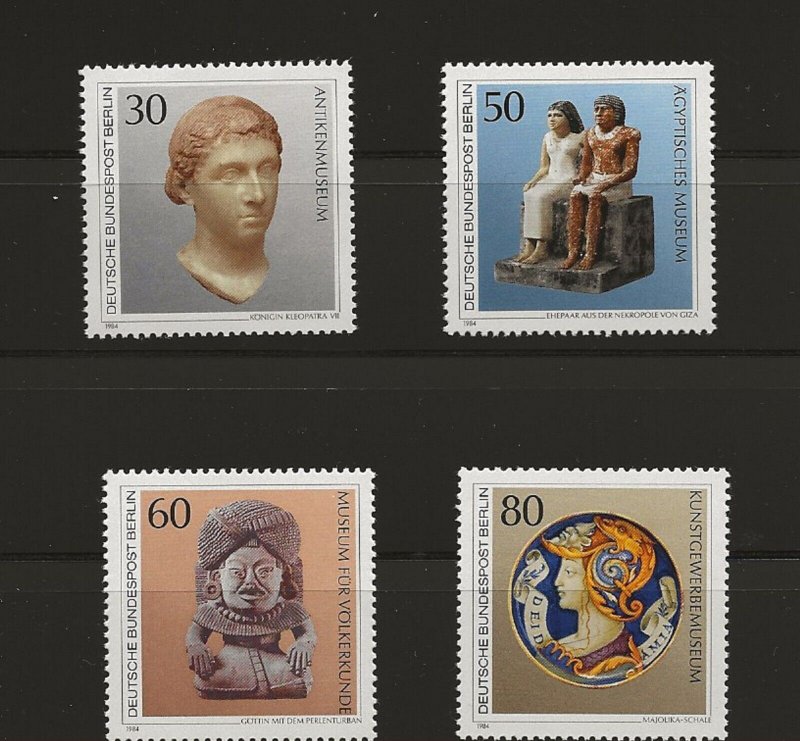 Germany Berlin 1984 Museum Art set of 4 sg.B670-73 MNH