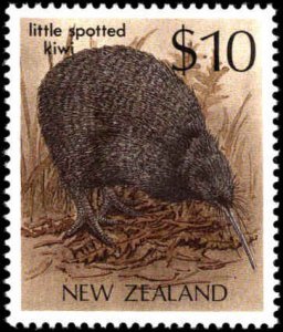 New Zealand #919-930, Incomplete Set(12), W/O Die Cuts, 1988-1995, Birds, NH