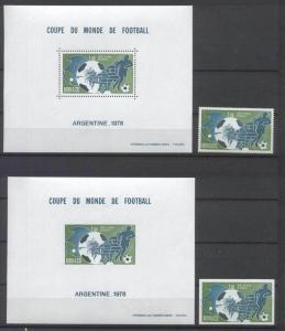 Monaco Mi.1315 MNH Football-78,2v+2s/s