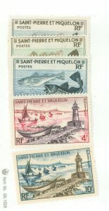 St. Pierre & Miquelon #351-355  Single (Complete Set)