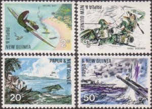 Papua New Guinea 1967 SG117-120 Pacific War set MNH