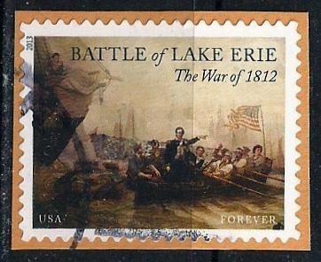 US ~ Scott # 4805 ~ Used on paper ~ Battle of Lake Erie
