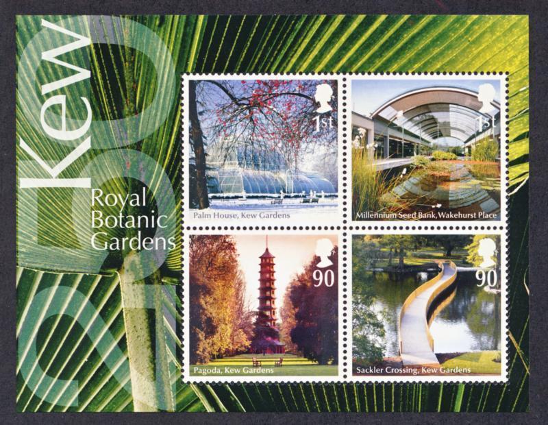 GREAT BRITAIN 2670 MNH S/S KEW GARDENS