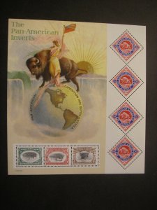 Scott 3505, Pan-American Expo Invert Centenary, MNH Beauty