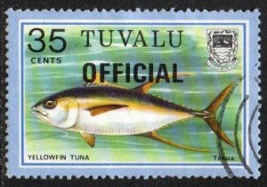 Tuvalu Sc #O12 Used