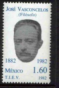 MEXICO 1309 Jose Vasconcelos, Philosopher and Writer MINT, NH. F-VF.