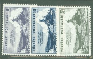 Turkey #940-942  Single (Complete Set)
