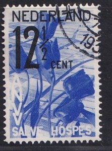 Netherlands  #B57  used  1932  tourism 12 1/2c flower fields