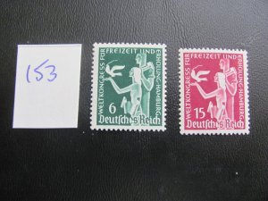 Germany 1936 MNH SC 477-478 SET VF/XF 18 EUROS (153)