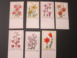 Hungary 1985 Sc 2954-80 imperf. Flower set MNH