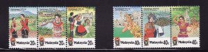 Malaysia-Sc#324-5- id7-unused NH set-Travel Conference-1986-