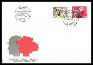 Switzerland 842,849 U/A FDC