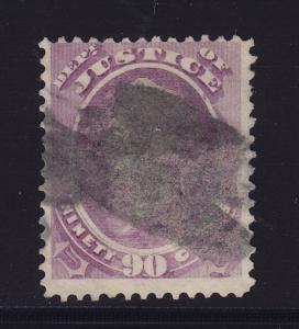 O34 Fine used neat cancel with nice color cv $ 900  ! see pic !