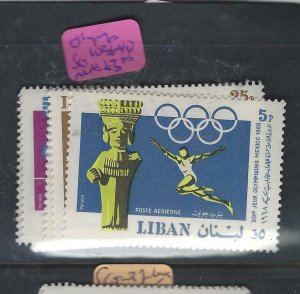 LEBANON (P3101B)  OLYMPICS  SG  1136-1140     MNH 