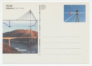 Postal stationery Croatia 2002 Bridge - Dubrovnik - 