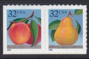 2494b Peach & Pear MNH