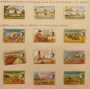 Cayman Islands Album Page Selection M/M Condition 1974