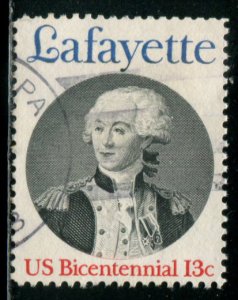 1716 US 13c Lafayette, used