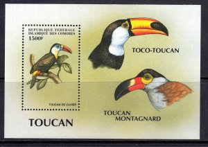 Comoro Islands 1999 Toucan Mint MNH Miniature Sheet SC 855
