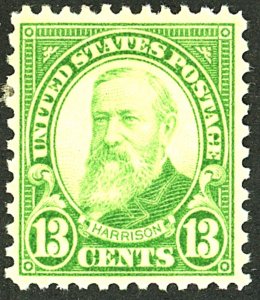 U.S. #694 MINT OG HR