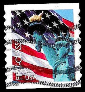 # 3970 USED FLAG AND STATUE OF LIBERTY