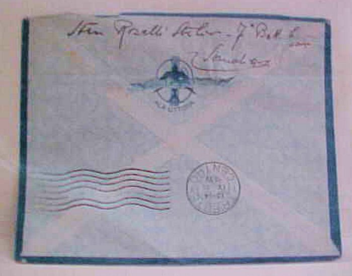 SOMALIA  1938 UFFICIO PM 132 B/S TRIESTE