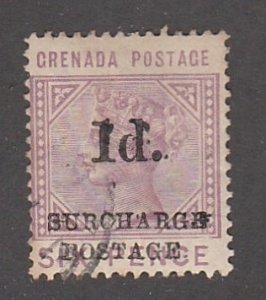 Grenada # 11, Queen Victoria, Used, 1/3 Cat.
