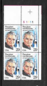 #2699 MNH Plate Block