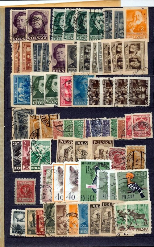 POLAND Early/Modern Used Accumulation (Apprx 300 Items)Seq 373